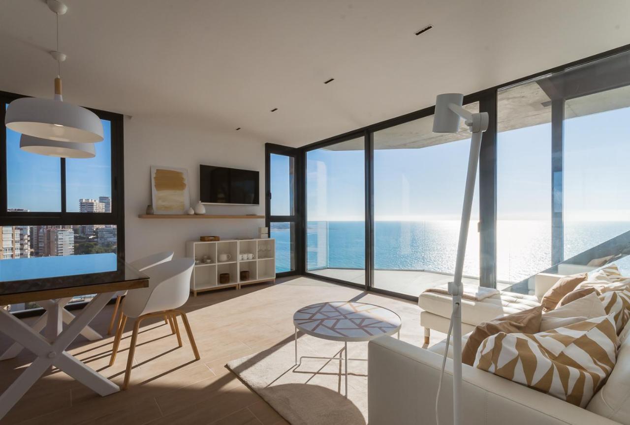Modern Sea Front Jacuzzi Blue Sky Apartment Alicante Exterior photo